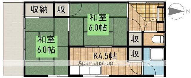コーポフルタの間取り写真