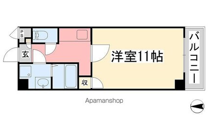 Ｙ２ビル[1K/31.68m2]の間取図