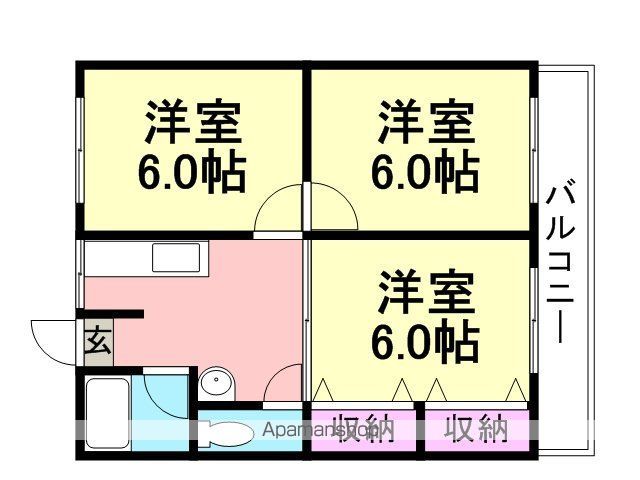 キャピタルビルド南武庫之荘の間取り写真