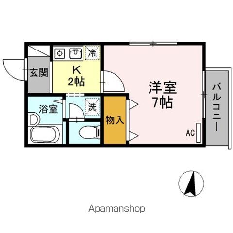 クレール赤羽の間取り写真