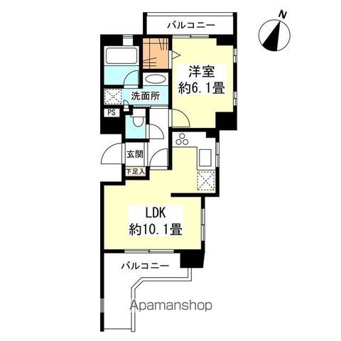 リバーレ自由が丘の間取り