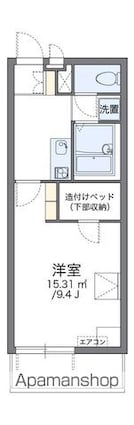 レオパレス美行[1K/26.08m2]の間取図