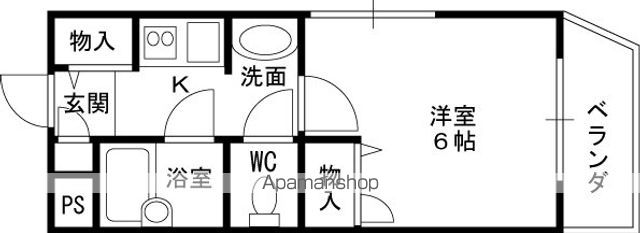 ステラハウス4−600の間取り写真
