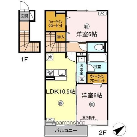 HOPE LODGE Lの間取り写真