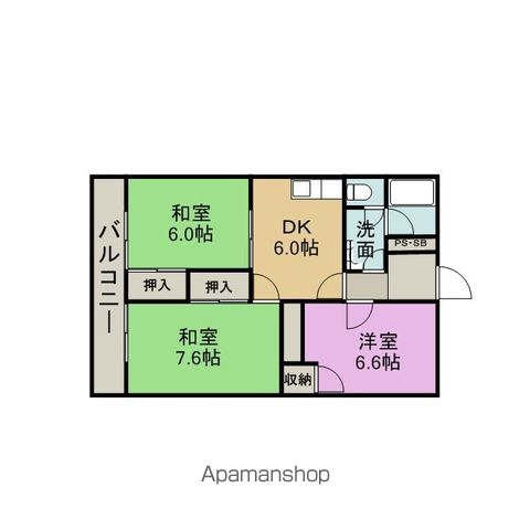 セレス駅南の間取り