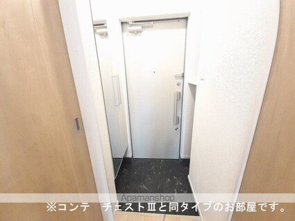 ジュネス　エアリー[1K/27.02m2]の玄関