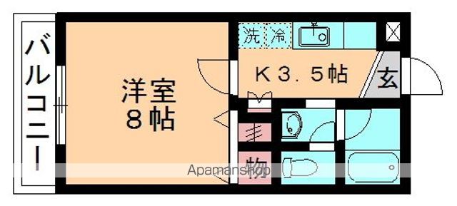 ヒカリマンションの間取り写真