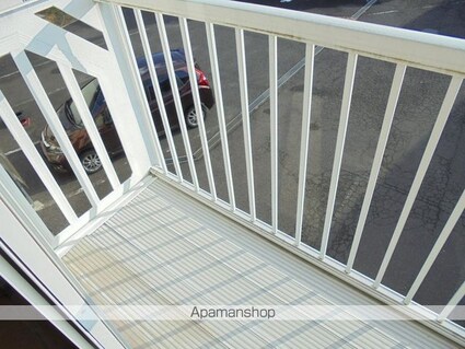 グリーンハイムＡ棟[1K/26m2]のバルコニー