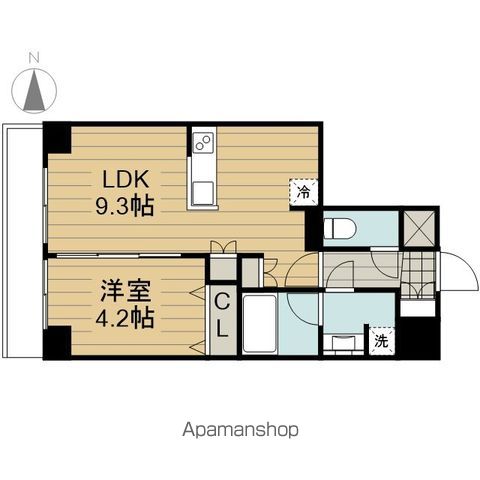 【府中市矢崎町のマンションの間取り】