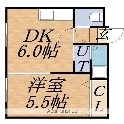 CENTRAL6の間取り写真