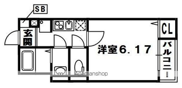 モダンアパートメント枚方上之町の間取り写真