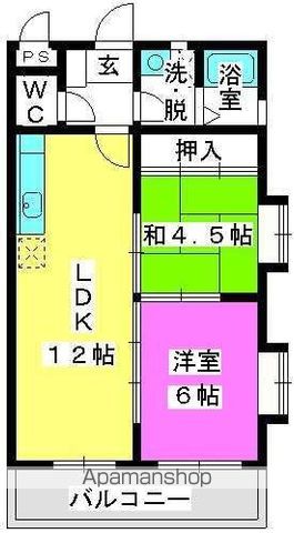 コンフォート姪浜の間取り