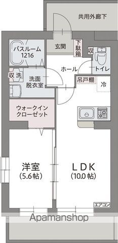 ポンデュガールの間取り写真