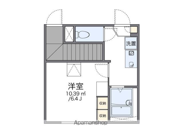 レオパレスなかむらの間取り写真