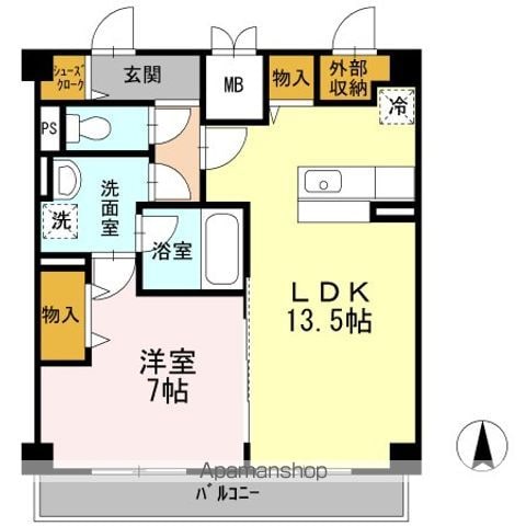 田町ガーデンハイツの間取り写真