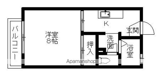 ロジュマンIの間取り写真
