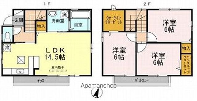 柏町戸建の間取り