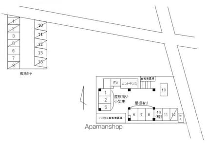 ル・ベールドゥ[1K/31.11m2]の配置図