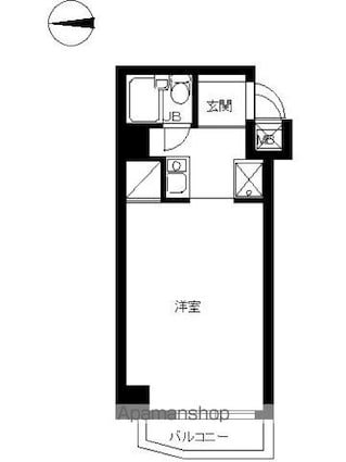 東京都杉並区荻窪５丁目[1R/22.98m2]の間取図