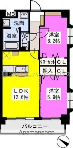 【アステール二日市の間取り】