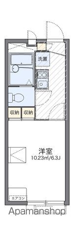 レオパレス姿見の間取り写真