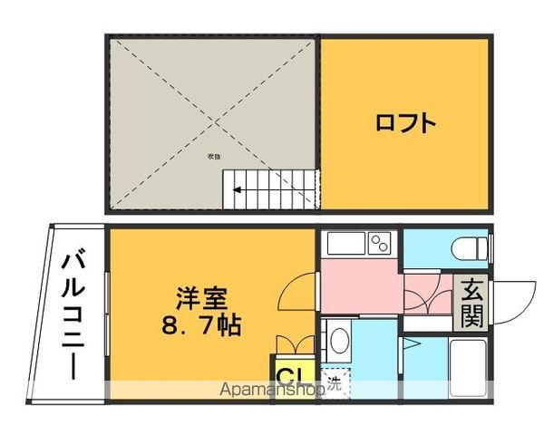 Ｏ．ＭＯ．ＹＡ３ 201 ｜ 福岡県福岡市東区土井３丁目14-1（賃貸アパート1K・2階・25.08㎡） その9