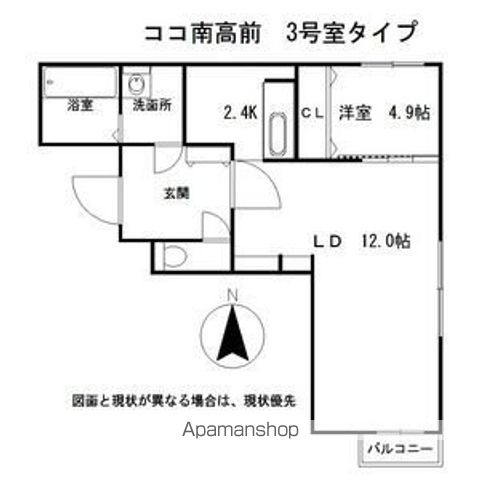 HOKO南高前の間取り写真