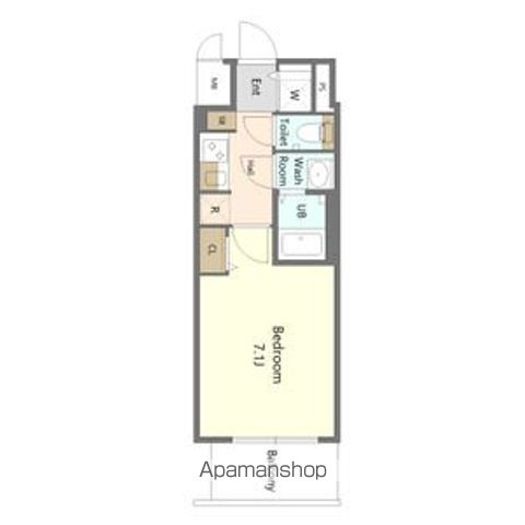 SーRESIDENCE名古屋菊井ALINE(アライン) 6月19の間取り