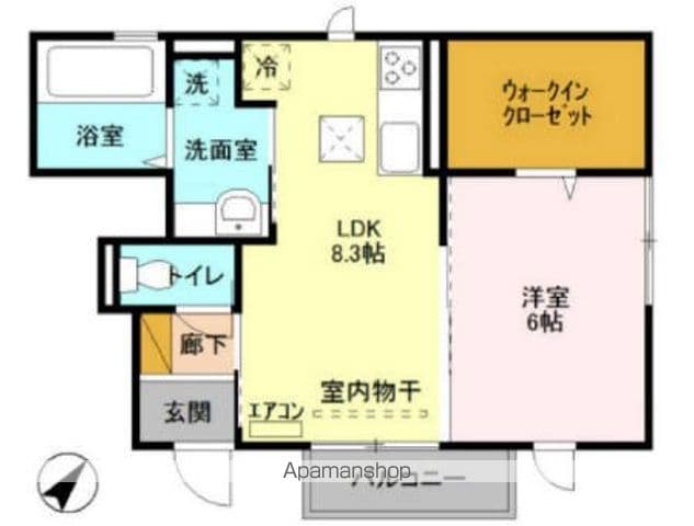 ビスクレッドの間取り写真