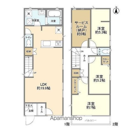 Ｋｏｌｅｔ野田七光台０５[3SLDK/93.16m2]の間取図