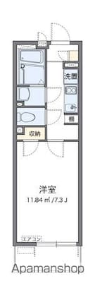 レオネクスト寿[1K/23.02m2]の間取図