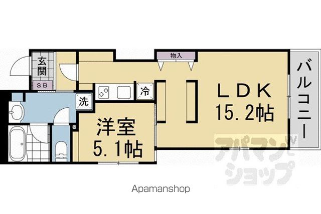 GRANGE京都丹波口の間取り写真