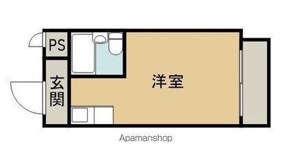 サンウェル琴平[1R/20.3m2]の間取図