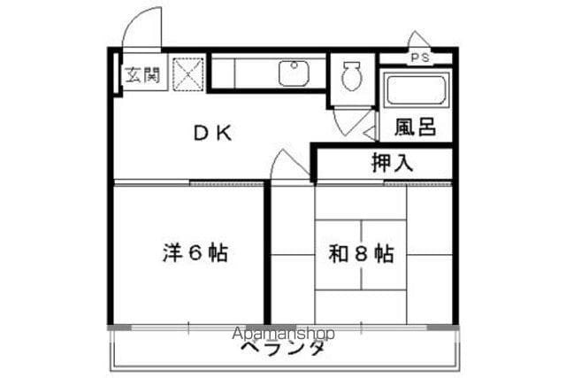 アビタシオン南桃山の間取り写真