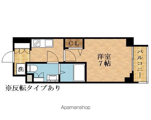 ワールドアイ大阪城EASTアドバンスの間取り写真