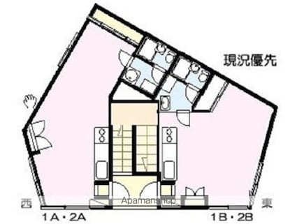 ハイツウィング[1R/28.5m2]の間取図