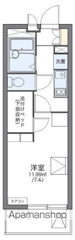 レオパレスレインボーステイツの間取り写真