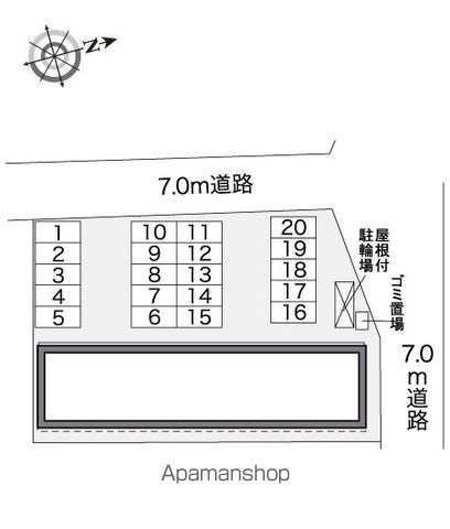 レオパレスエクセル銚子大橋 107 ｜ 千葉県銚子市大橋町14-5（賃貸アパート1K・1階・23.61㎡） その16