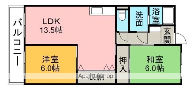ディオーネの間取り写真