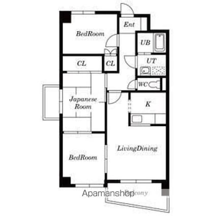 ラルス瑞穂[3LDK/65.19m2]の間取図