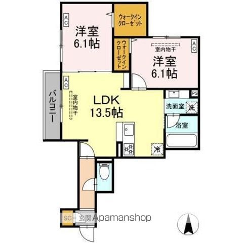 ブリューエン河原口の間取り写真