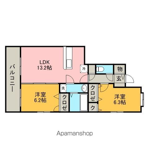 マテリアールの間取り