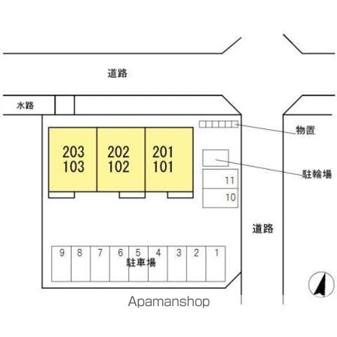 アネシス 103 ｜ 岐阜県岐阜市北一色７丁目27-12（賃貸アパート1LDK・1階・47.79㎡） その21