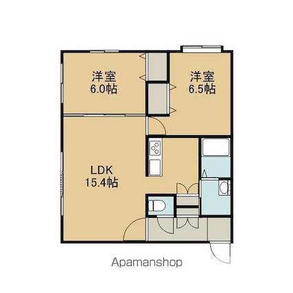 Ｍａｉｓｏｎ　ｅｔｏｉｌｅ（メゾンエトワール）[2LDK/57.91m2]の間取図
