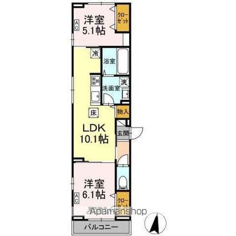 サザンショア東海岸の間取り写真