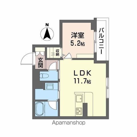 ユーグレイス東島田の間取り写真