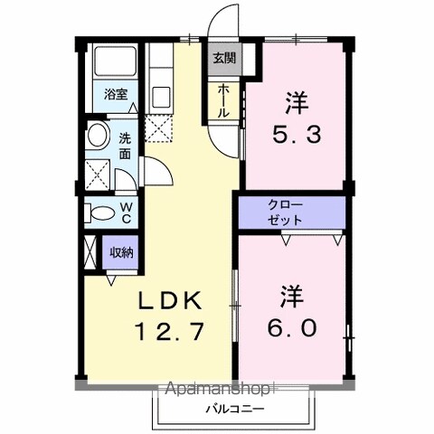 ドヌールアンの間取り