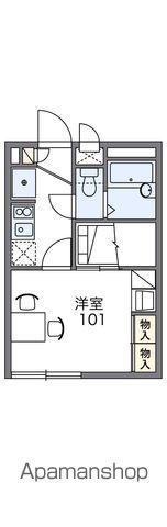 レオパレスひまわりの間取り写真