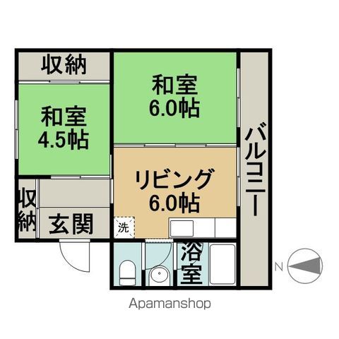 フォーシーズン滝川Iの間取り写真