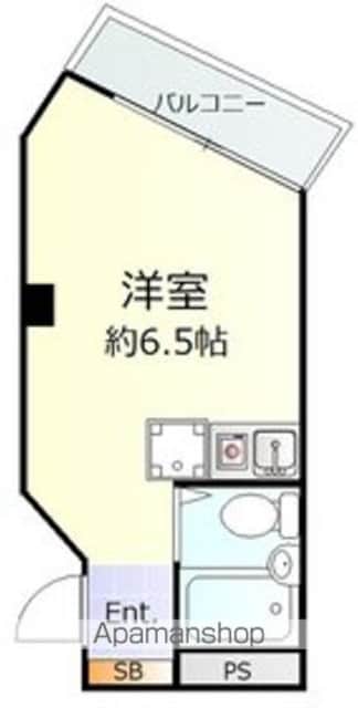 芝ビルディング[1R/16.16m2]の間取図